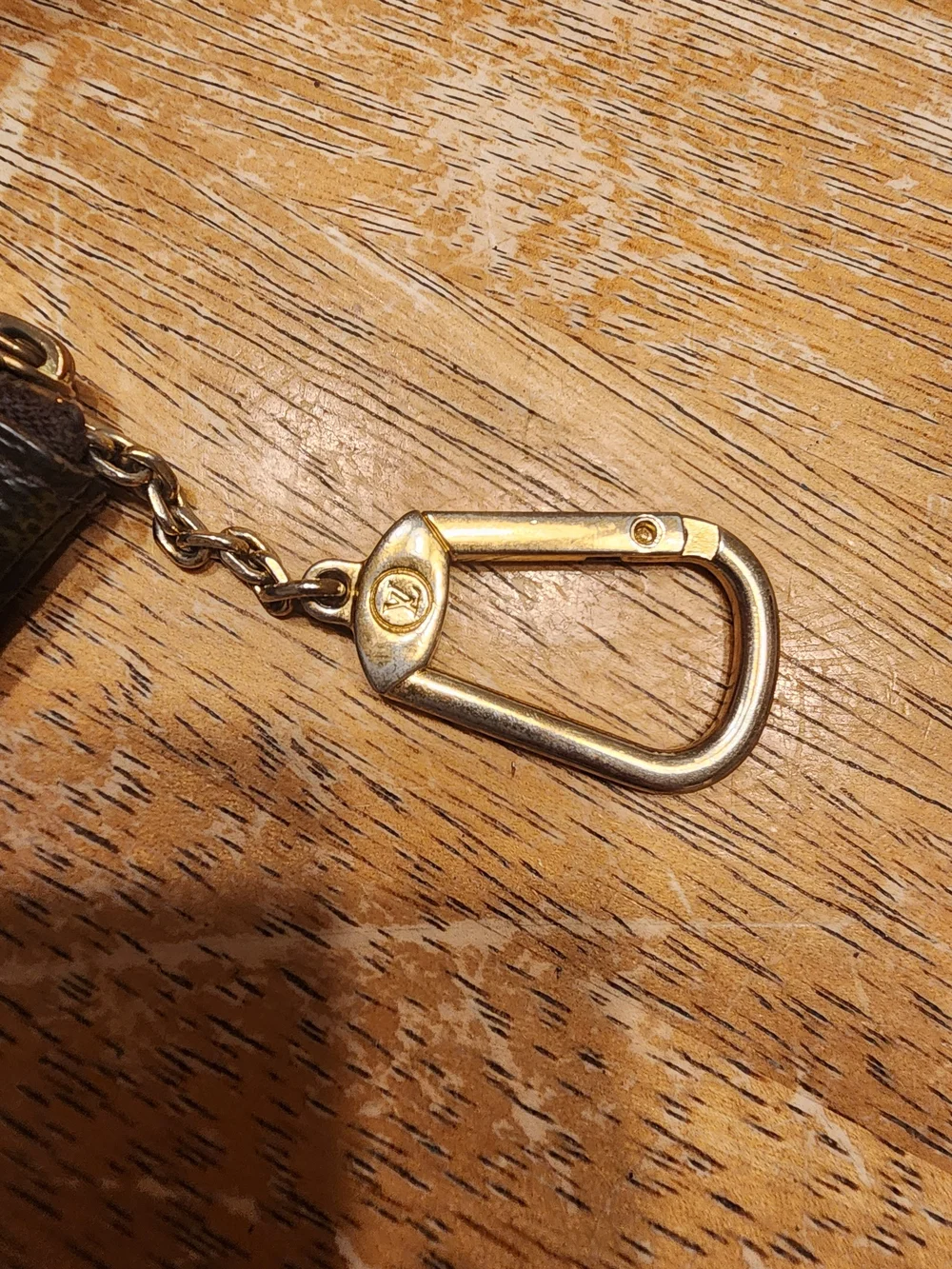 Louis Vuitton Monogram Key Pouch (Pochette Clés), classic brown monogram